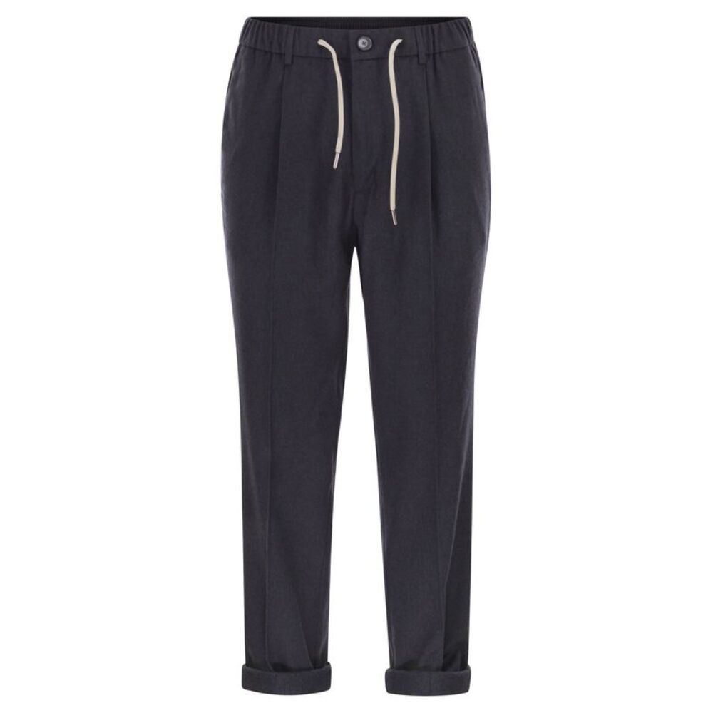 Herno Men Cashmere And Silk Trousers